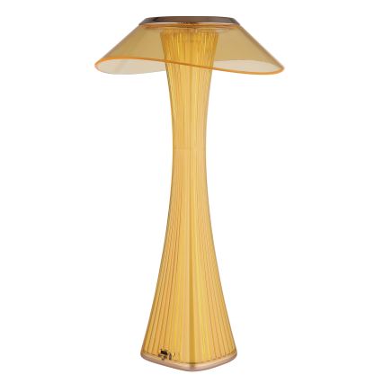 Globo - LED bordlampe dæmpbar og genopladelig LED/2,5W/3,7V 1200mAh 2700K/4500K/6500K guldfarvet