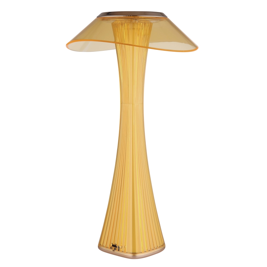 Globo - LED bordlampe dæmpbar og genopladelig LED/2,5W/3,7V 1200mAh 2700K/4500K/6500K guldfarvet