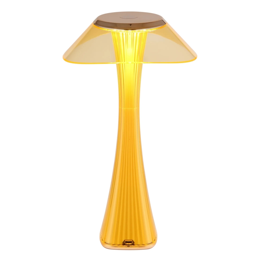 Globo - LED Dæmpbar genopladelig bordlampe LED/2,5W/3,7V 1200 mAh 2700/4500/6500K guld