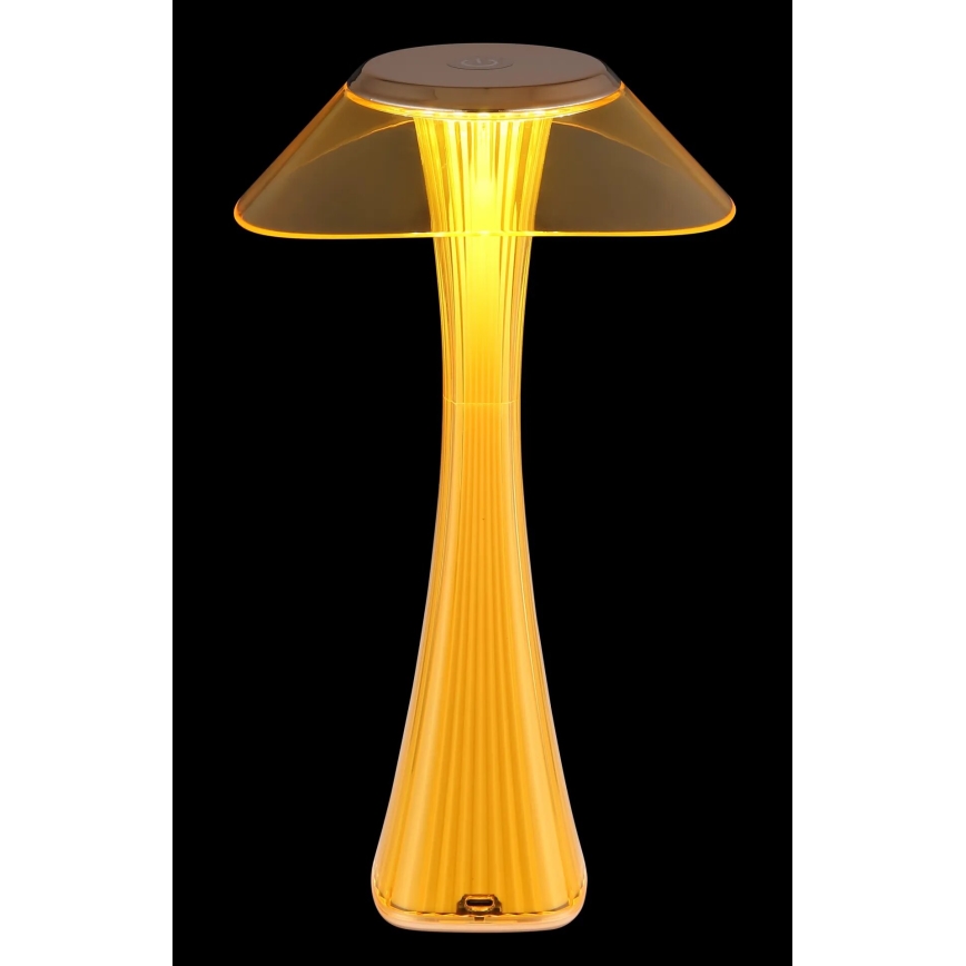 Globo - LED Dæmpbar genopladelig bordlampe LED/2,5W/3,7V 1200 mAh 2700/4500/6500K guld