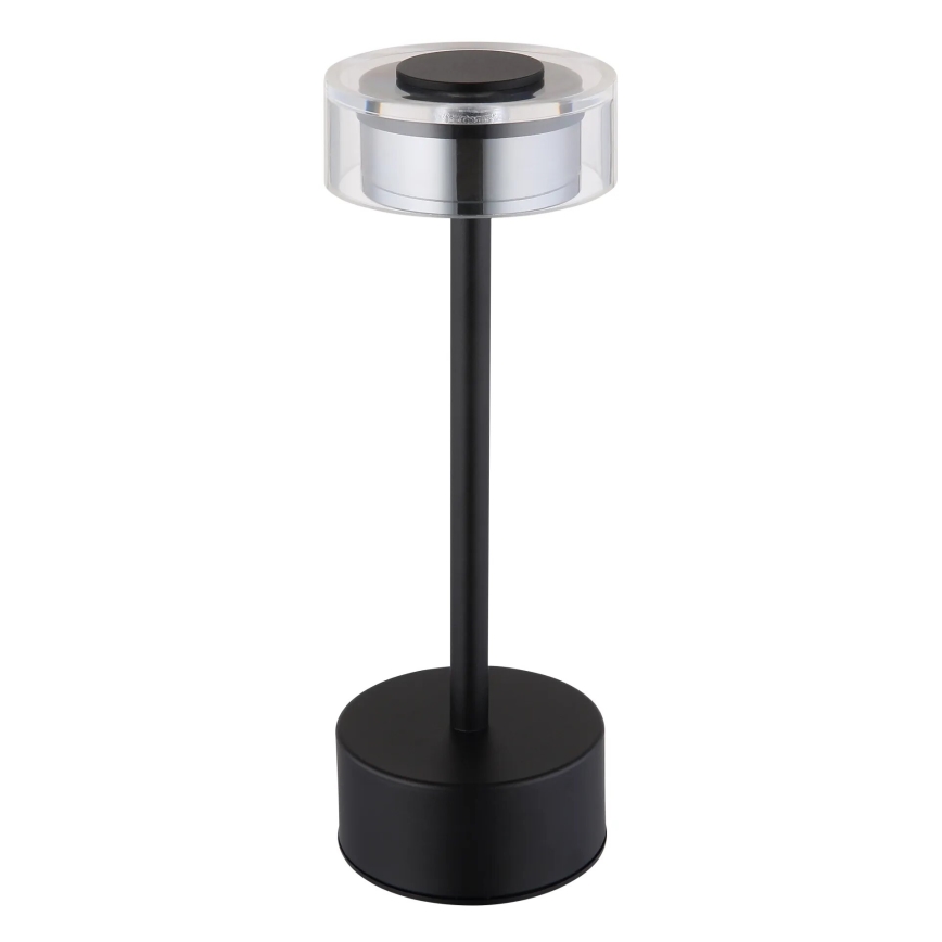 Globo - Genopladelig LED bordlampe m. touch-funktion dæmpbar LED/2,5W/3,7V 2700/4000/6500K 1800mAh sort