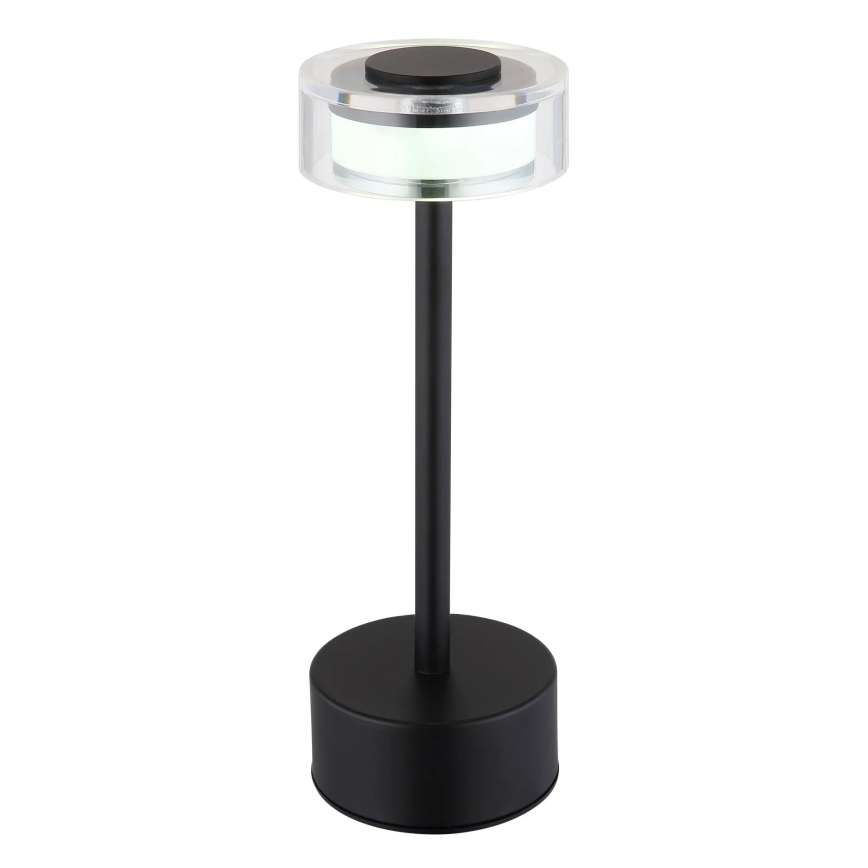 Globo - Genopladelig LED bordlampe m. touch-funktion dæmpbar LED/2,5W/3,7V 2700/4000/6500K 1800mAh sort