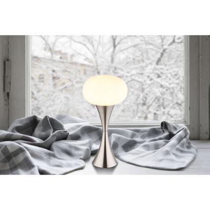 Globo - Bordlampe 1xE14/25W/230V mat krom