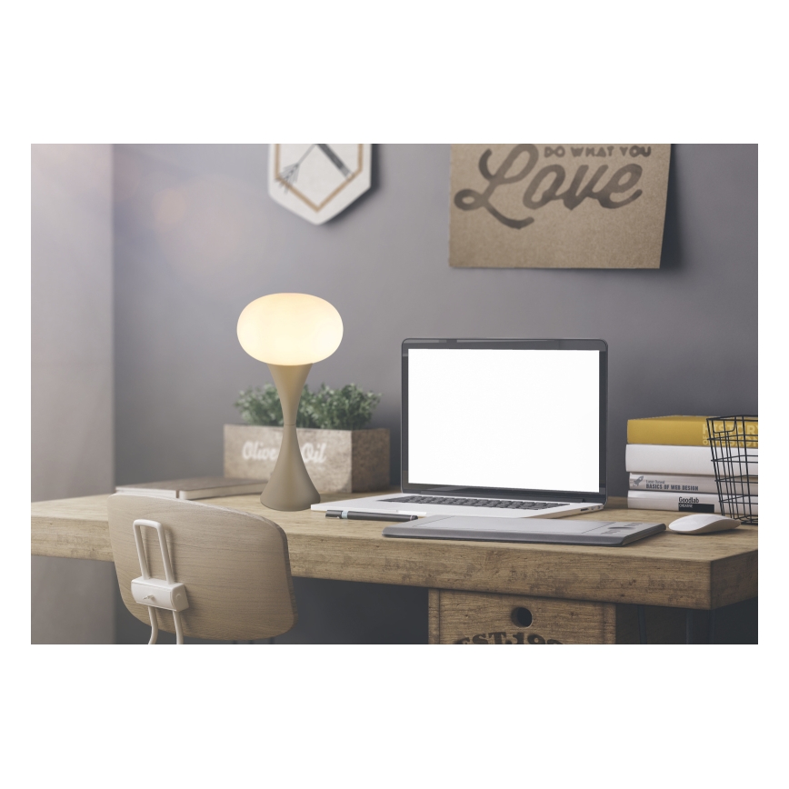 Globo - Bordlampe 1xE14/25W/230V beige