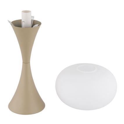 Globo - Bordlampe 1xE14/25W/230V beige