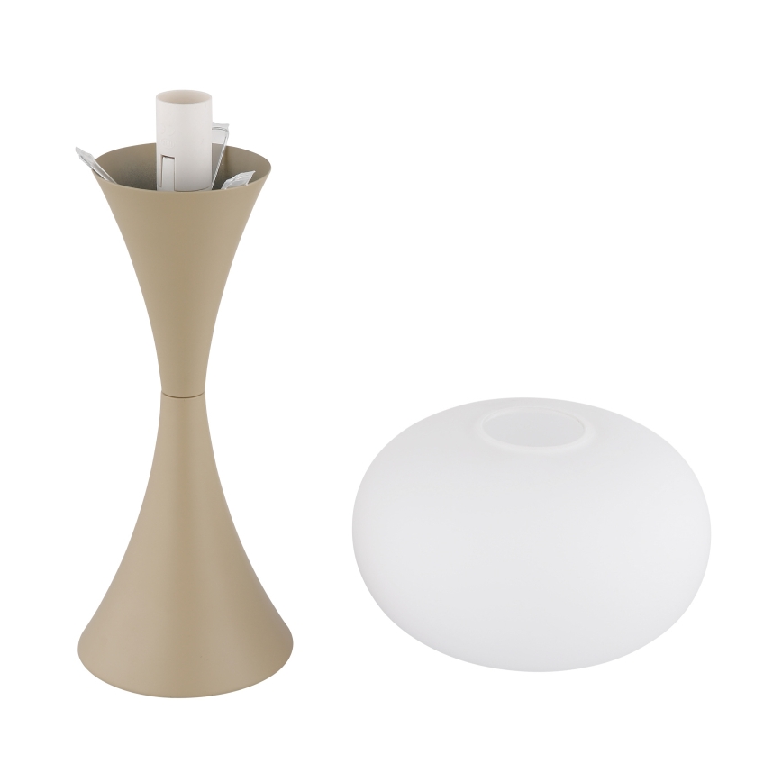 Globo - Bordlampe 1xE14/25W/230V beige