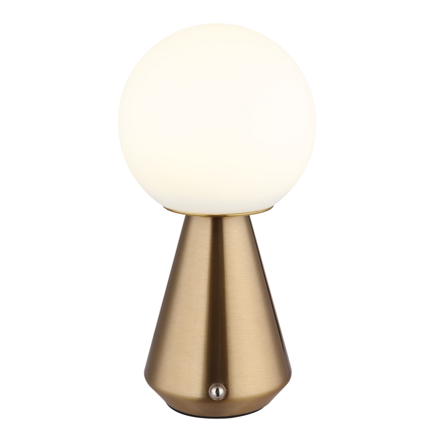 Globo - Udendørs LED bordlampe m. touch-funktion dæmpbar LED/1,5W/5V 3000/4500/6500K 1800 mAh IP41 kobber