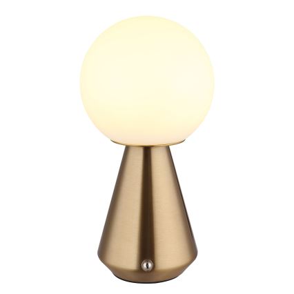 Globo - Udendørs LED bordlampe m. touch-funktion dæmpbar LED/1,5W/5V 3000/4500/6500K 1800 mAh IP41 kobber