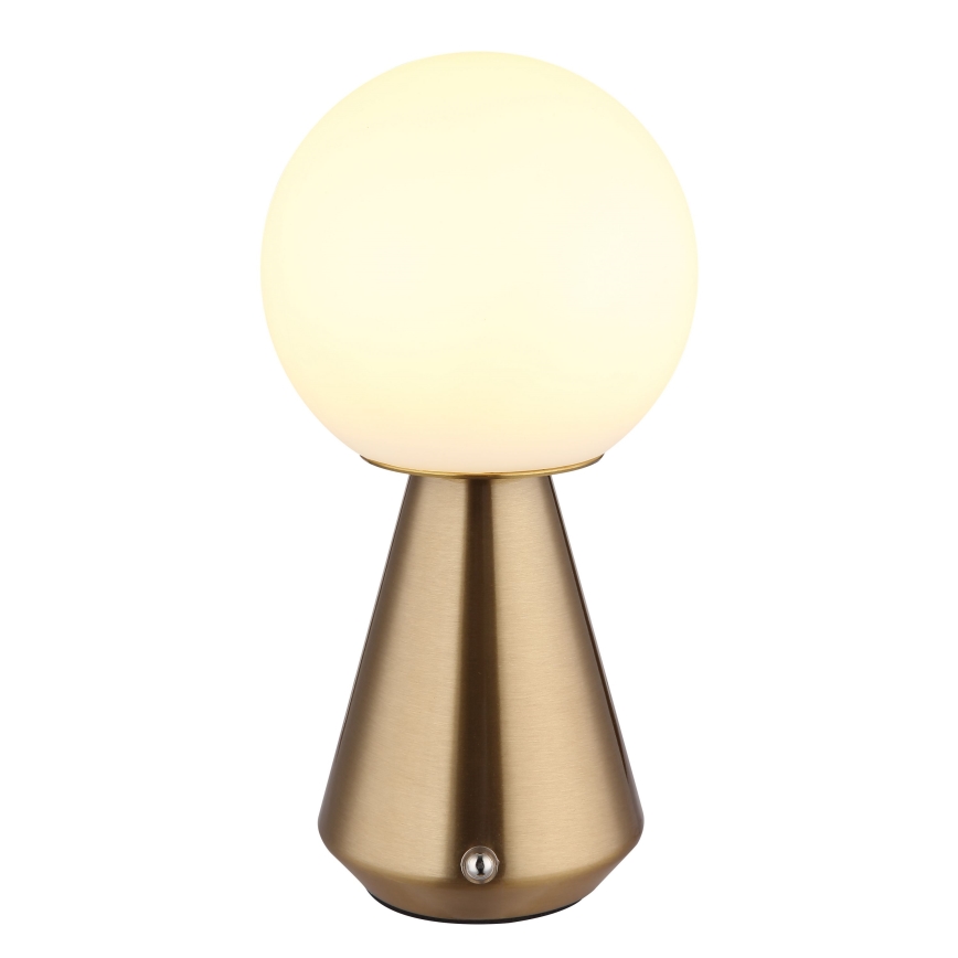 Globo - Udendørs LED bordlampe m. touch-funktion dæmpbar LED/1,5W/5V 3000/4500/6500K 1800 mAh IP41 kobber