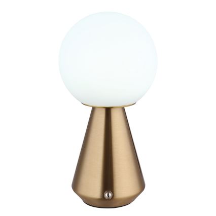 Globo - Udendørs LED bordlampe m. touch-funktion dæmpbar LED/1,5W/5V 3000/4500/6500K 1800 mAh IP41 kobber