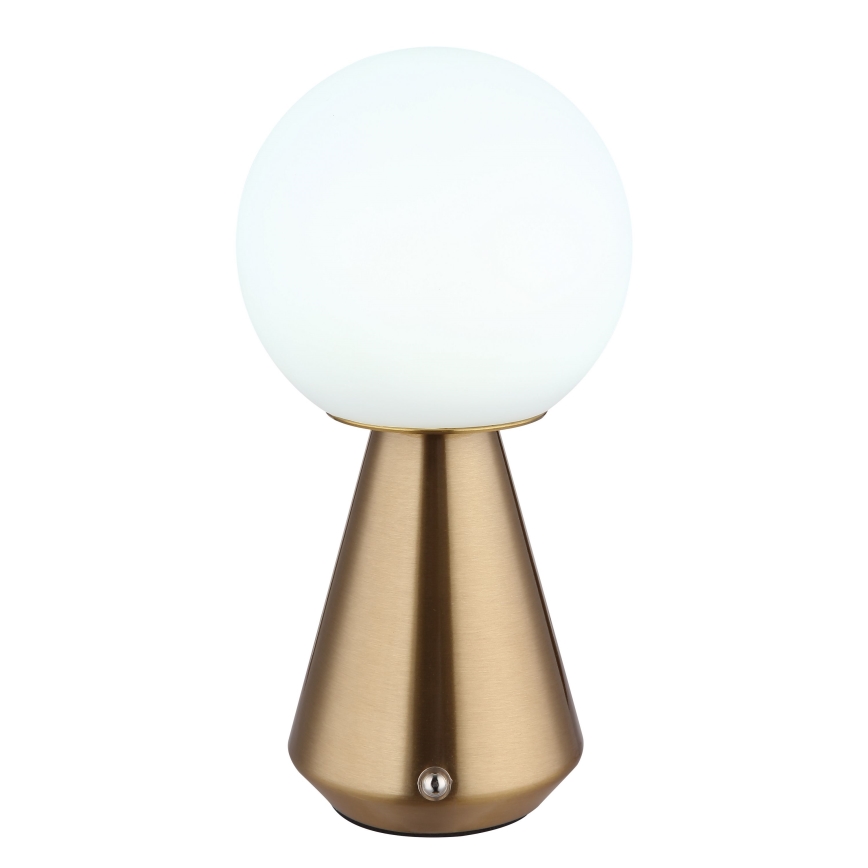 Globo - Udendørs LED bordlampe m. touch-funktion dæmpbar LED/1,5W/5V 3000/4500/6500K 1800 mAh IP41 kobber