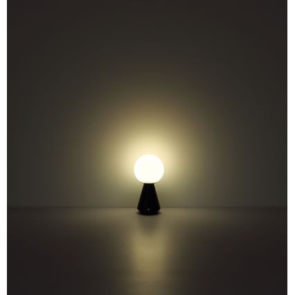 Globo - Udendørs LED bordlampe m.  touch-funktion dæmpbar LED/1,5W/5V 3000/4500/6500K 1800 mAh IP41 sort
