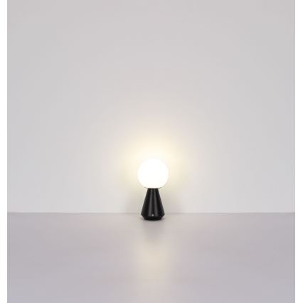 Globo - Udendørs LED bordlampe m.  touch-funktion dæmpbar LED/1,5W/5V 3000/4500/6500K 1800 mAh IP41 sort