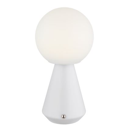 Globo - Udendørs LED bordlampe m. touch-funktion dæmpbar LED/1,5W/5V 3000/4500/6500K 1800 mAh IP41 hvid