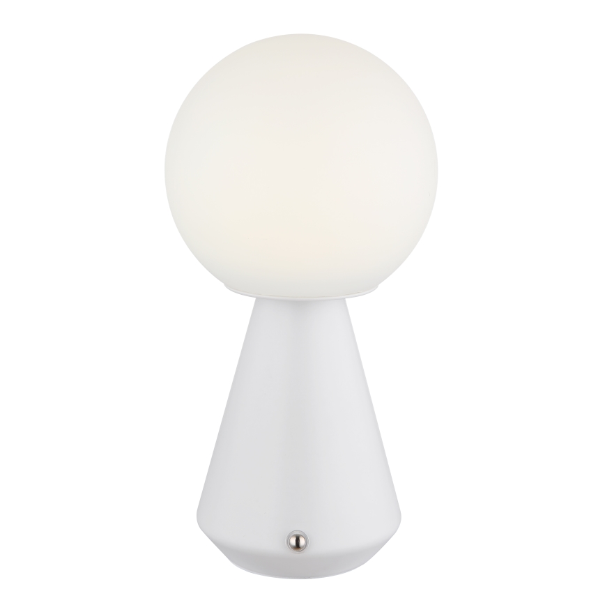 Globo - Udendørs LED bordlampe m. touch-funktion dæmpbar LED/1,5W/5V 3000/4500/6500K 1800 mAh IP41 hvid