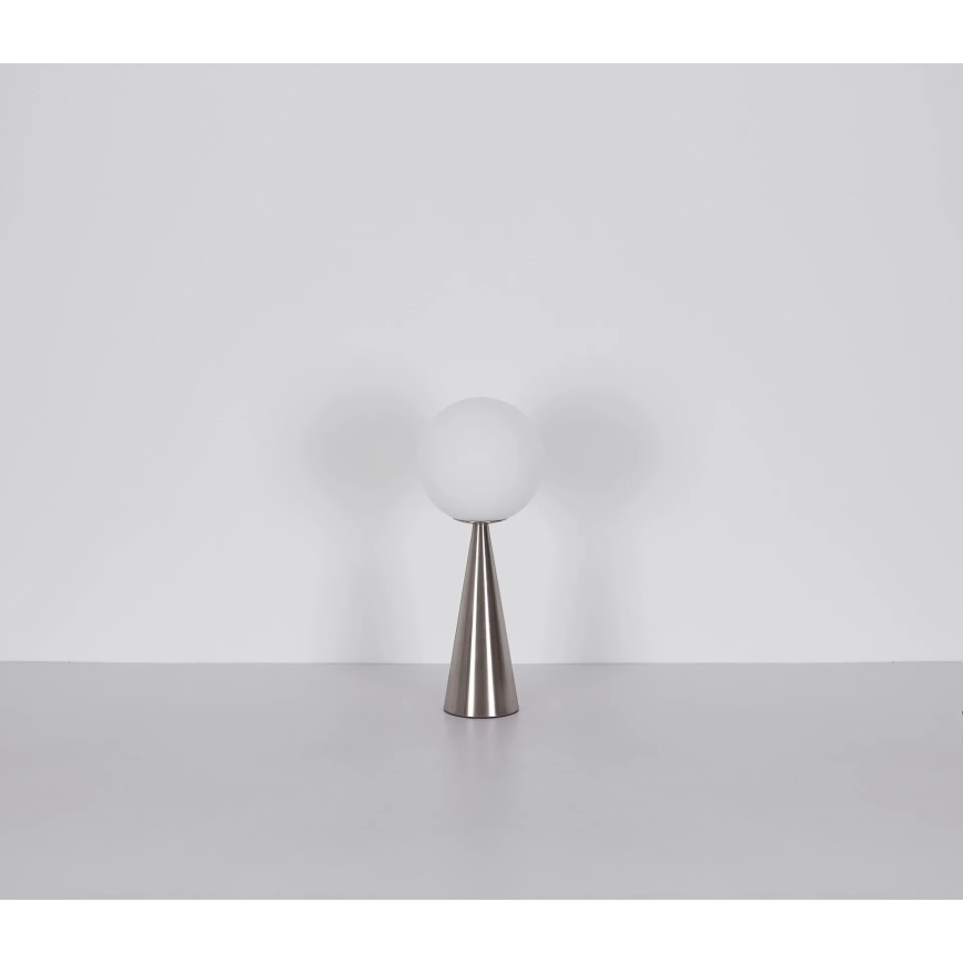 Globo - Bordlampe 1xE27/40W/230V mat krom