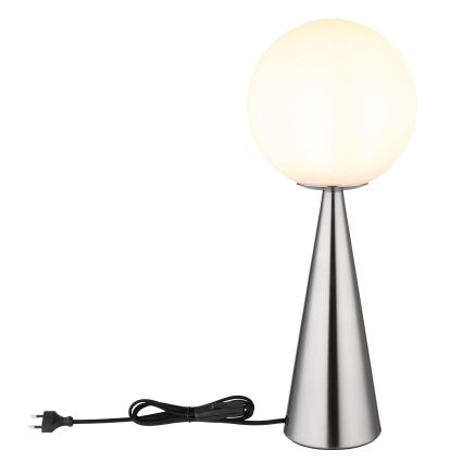 Globo - Bordlampe 1xE27/40W/230V mat krom