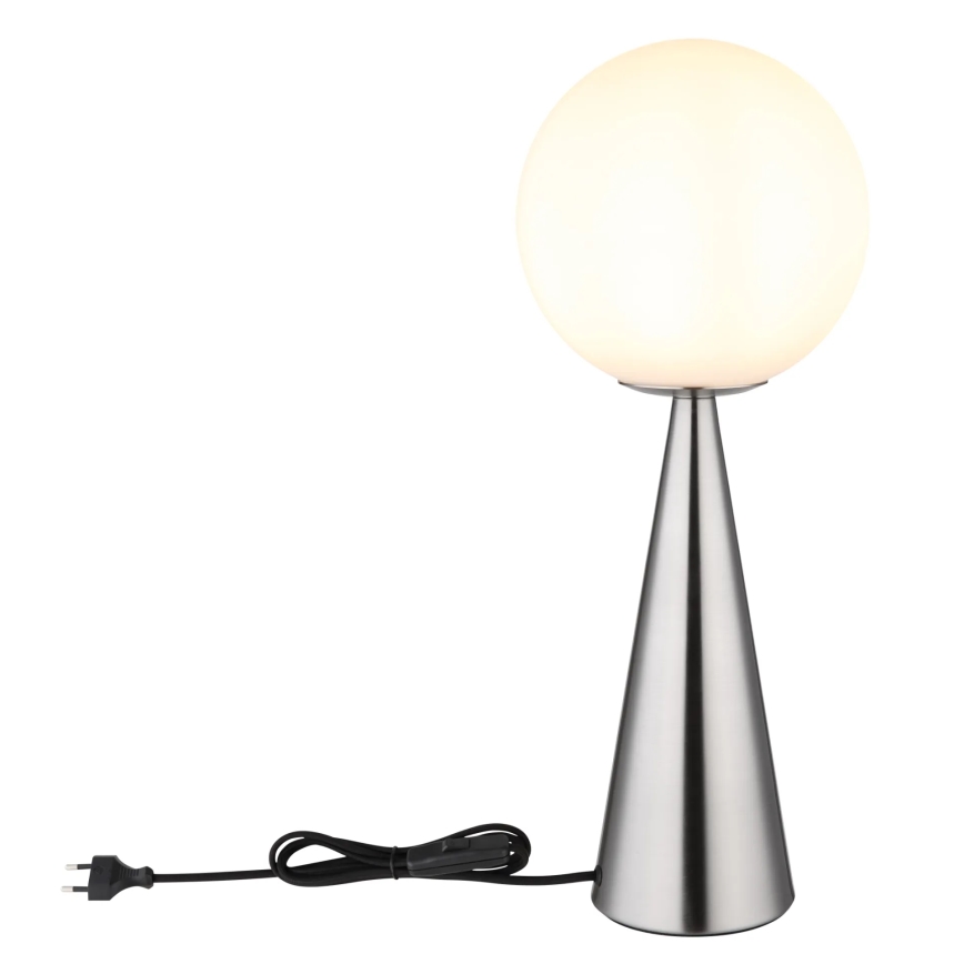 Globo - Bordlampe 1xE27/40W/230V mat krom