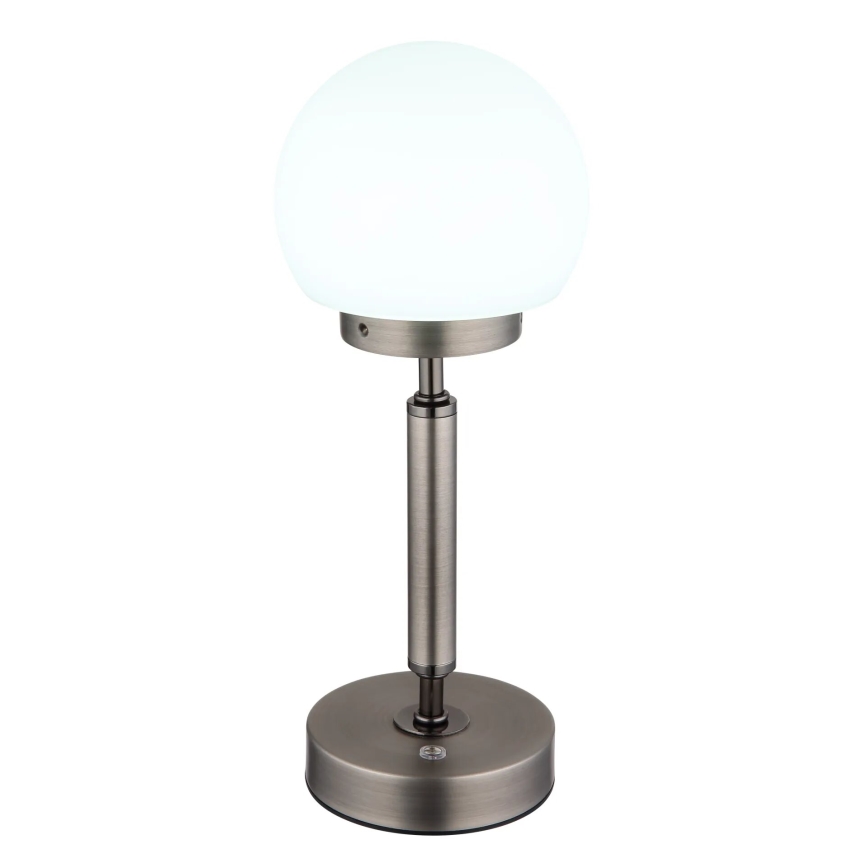 Globo - LED Genopladelig bordlampe m. touch-funktion dæmpbar LED/2,5W/5V 1800mAh 2700/4000/6500K antracit