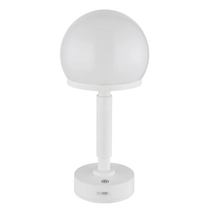 Globo - LED Genopladelig bordlampe m. touch-funktion dæmpbar LED/2,5W/5V 1800mAh 2800K hvid