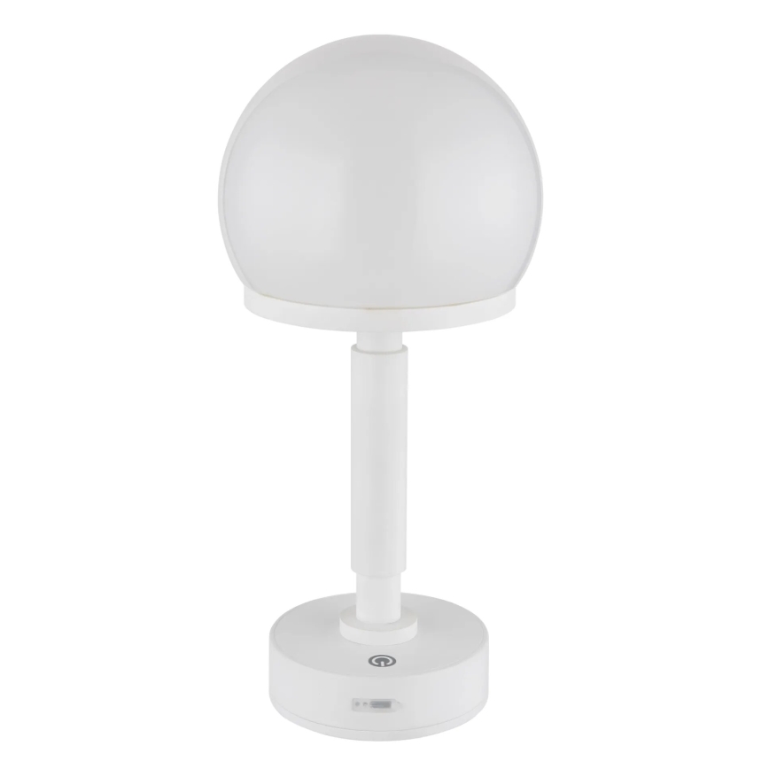 Globo - LED Genopladelig bordlampe m. touch-funktion dæmpbar LED/2,5W/5V 1800mAh 2800K hvid