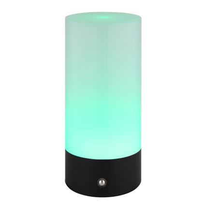 Globo - Udendørs LED bordlampe m. RGBW-farver og touch-funktion dæmpbar LED/1,8W/5V 1500 mAh sort