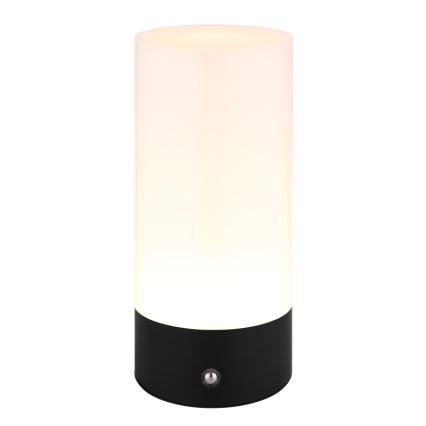 Globo - Udendørs LED bordlampe m. RGBW-farver og touch-funktion dæmpbar LED/1,8W/5V 1500 mAh sort
