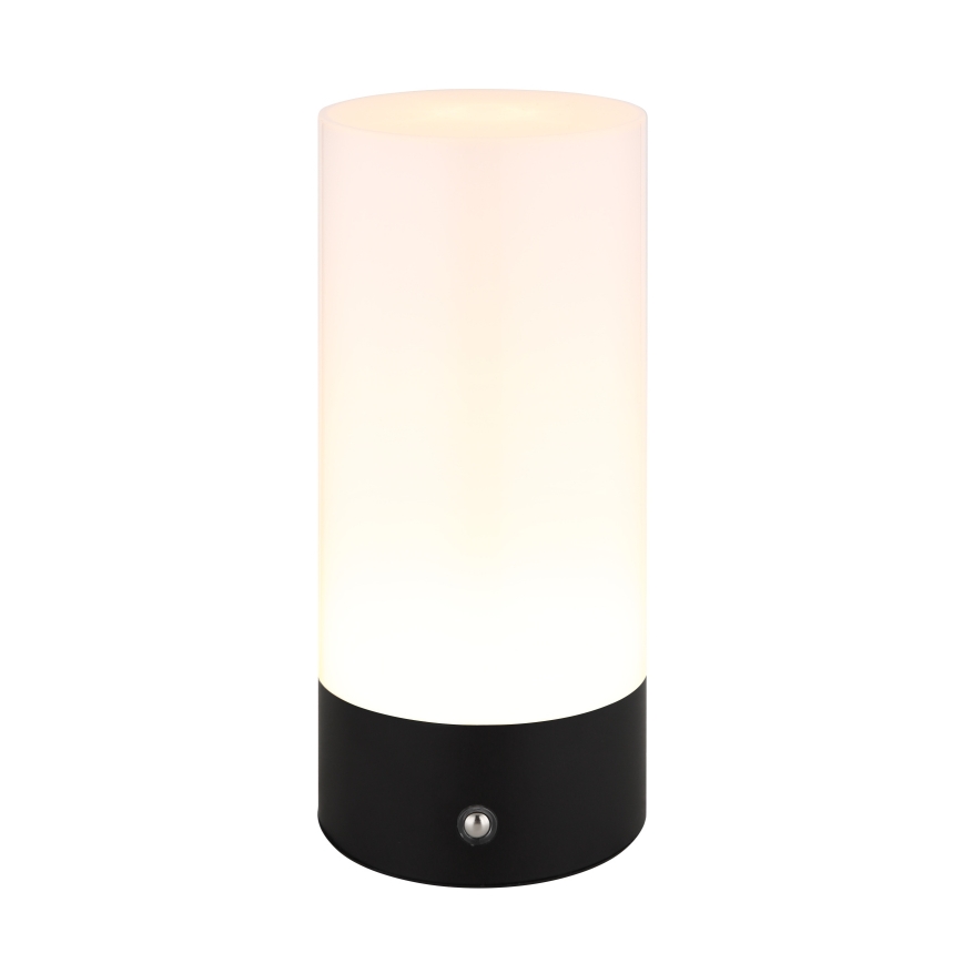 Globo - Udendørs LED bordlampe m. RGBW-farver og touch-funktion dæmpbar LED/1,8W/5V 1500 mAh sort