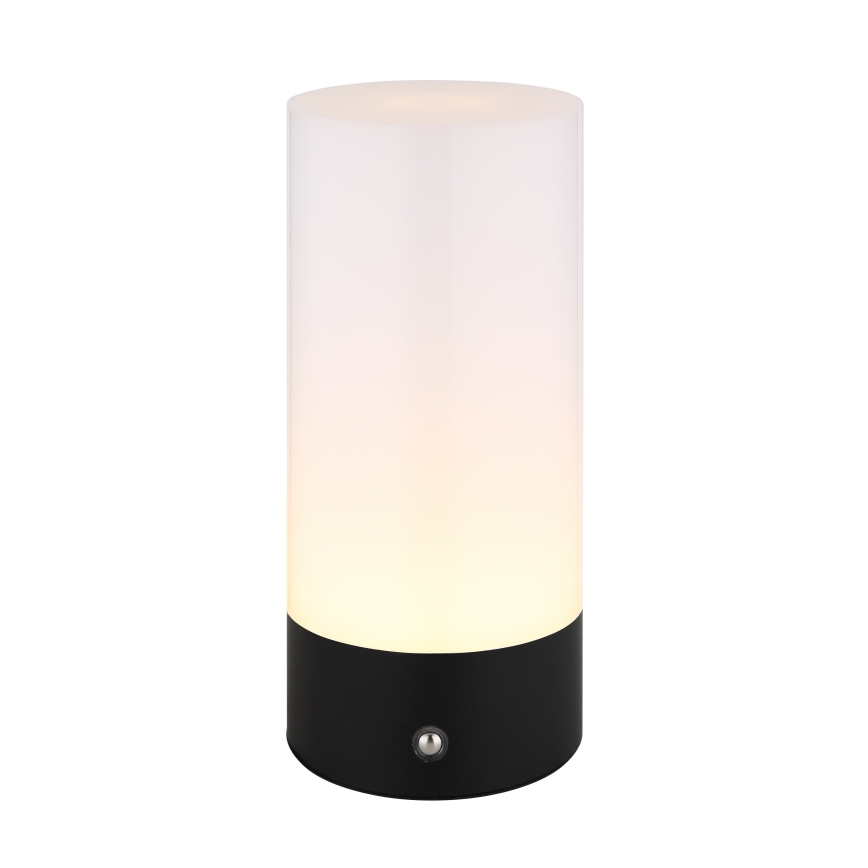 Globo - Udendørs LED bordlampe m. RGBW-farver og touch-funktion dæmpbar LED/1,8W/5V 1500 mAh sort