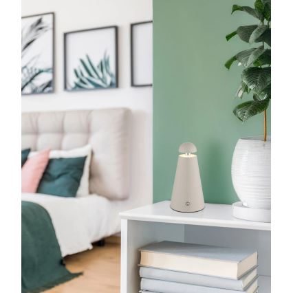 Globo - LED dæmpbar berøringsbetjent opladbar bordlampe LED/1,2W/5V 1200 mAh 2700/4500/6000K