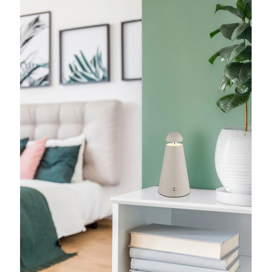 Globo - LED dæmpbar berøringsbetjent opladbar bordlampe LED/1,2W/5V 1200 mAh 2700/4500/6000K