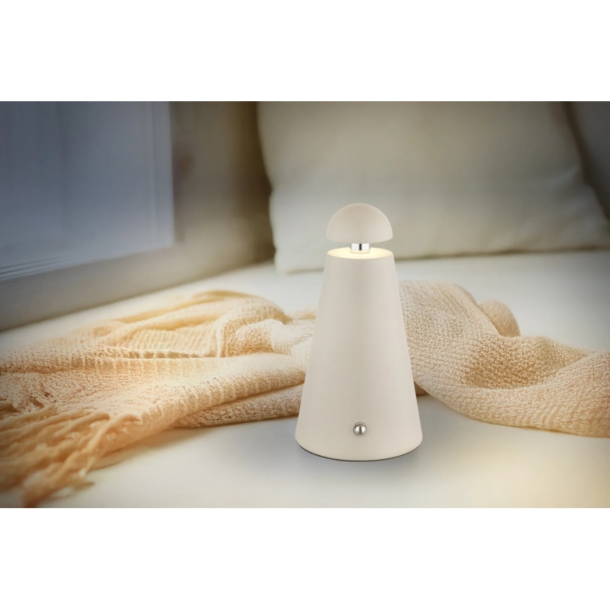 Globo - LED dæmpbar berøringsbetjent opladbar bordlampe LED/1,2W/5V 1200 mAh 2700/4500/6000K