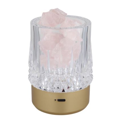 Globo - LED bordlampe m. touch-funktion dæmpbar LED/1W/5V 3000K 1200 mAh guldfarvet