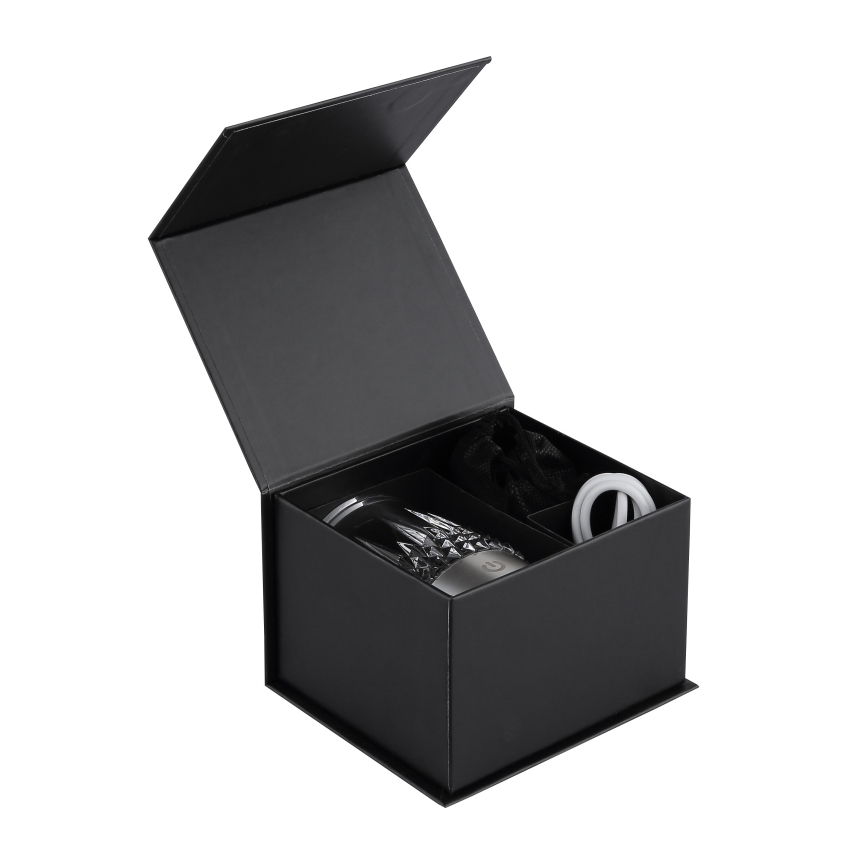 Globo - LED-dæmpbar, berøringsbetjent bordlampe LED/1W/5V 3000K 1200 mAh sølv