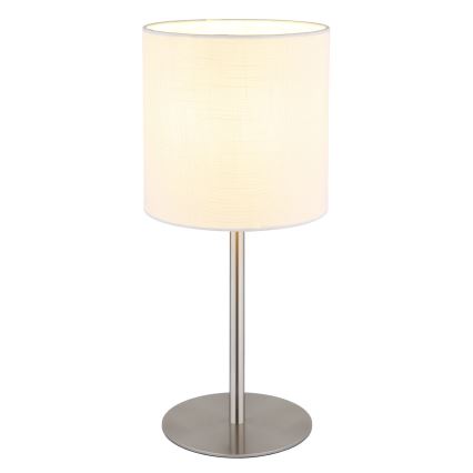 Globo - Bordlampe 1xE27/40W/230V hvid