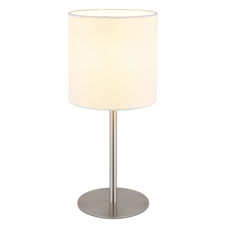 Globo - Bordlampe 1xE27/40W/230V hvid