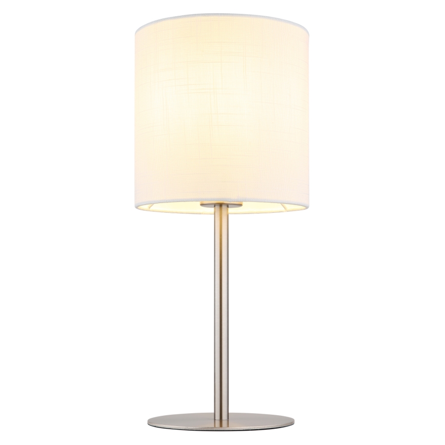 Globo - Bordlampe 1xE27/40W/230V hvid