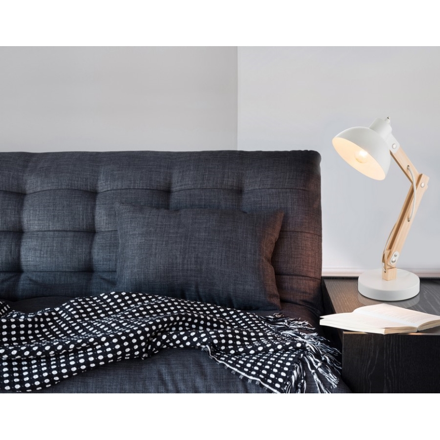 Globo - Bordlampe 1xE27/40W/230V bøg