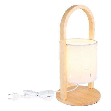 Globo - Bordlampe 1xE14/40W/230V hvid