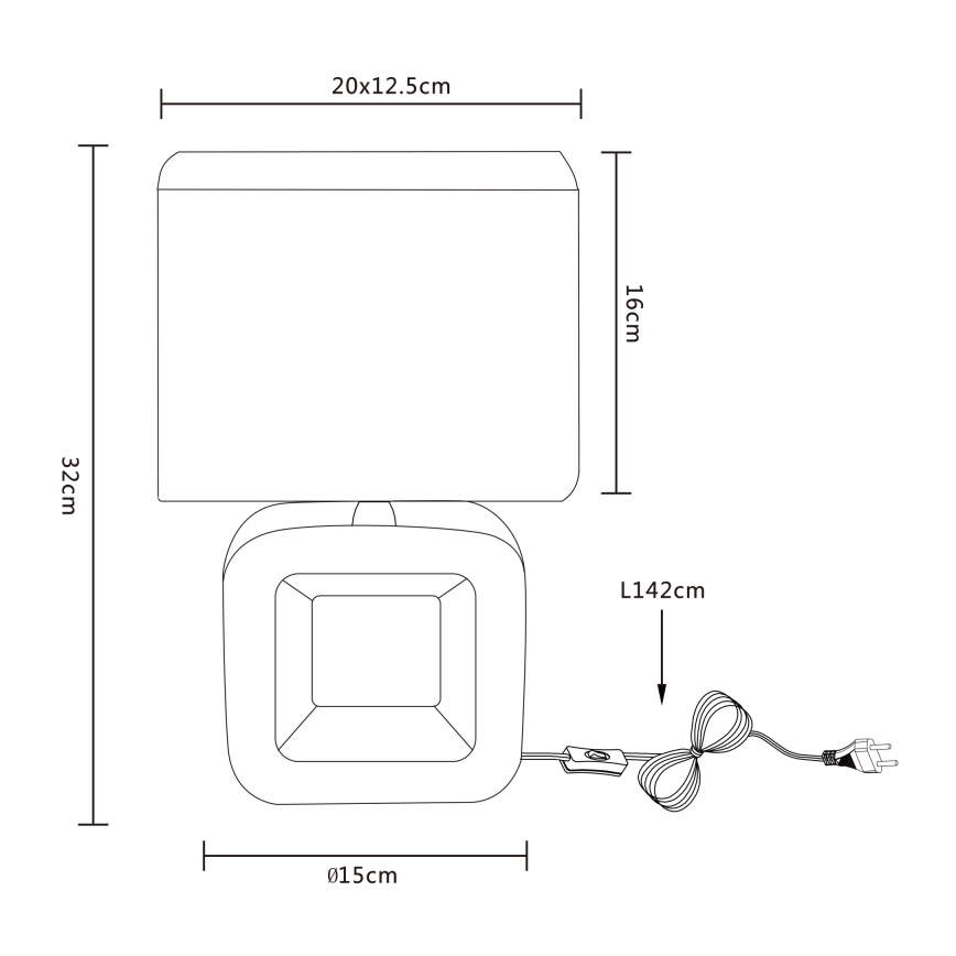 Globo - Bordlampe 1xE14/40W/230V