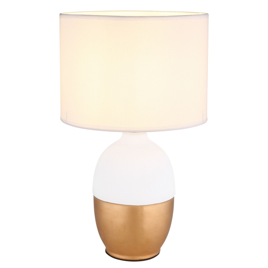 Globo - Bordlampe 1xE14/40W/230V hvid