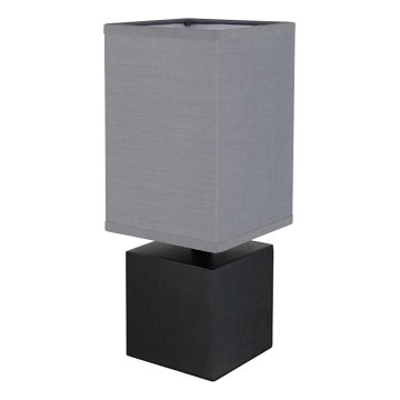 Globo 21628ALU - Bordlampe VALENTINO 1xE27/7W/230V sort/antracit