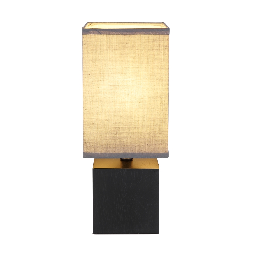 Globo 21628ALU - Bordlampe VALENTINO 1xE27/7W/230V sort/antracit
