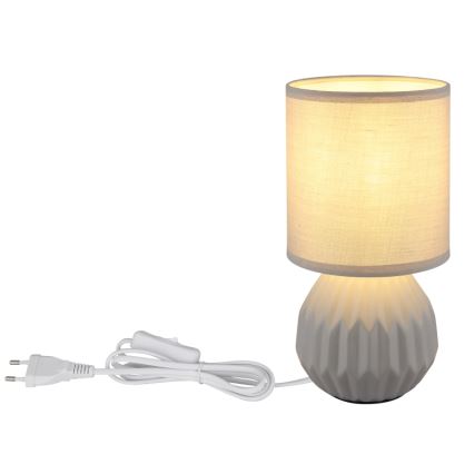 Globo - Bordlampe 1xE14/40W/230V grå