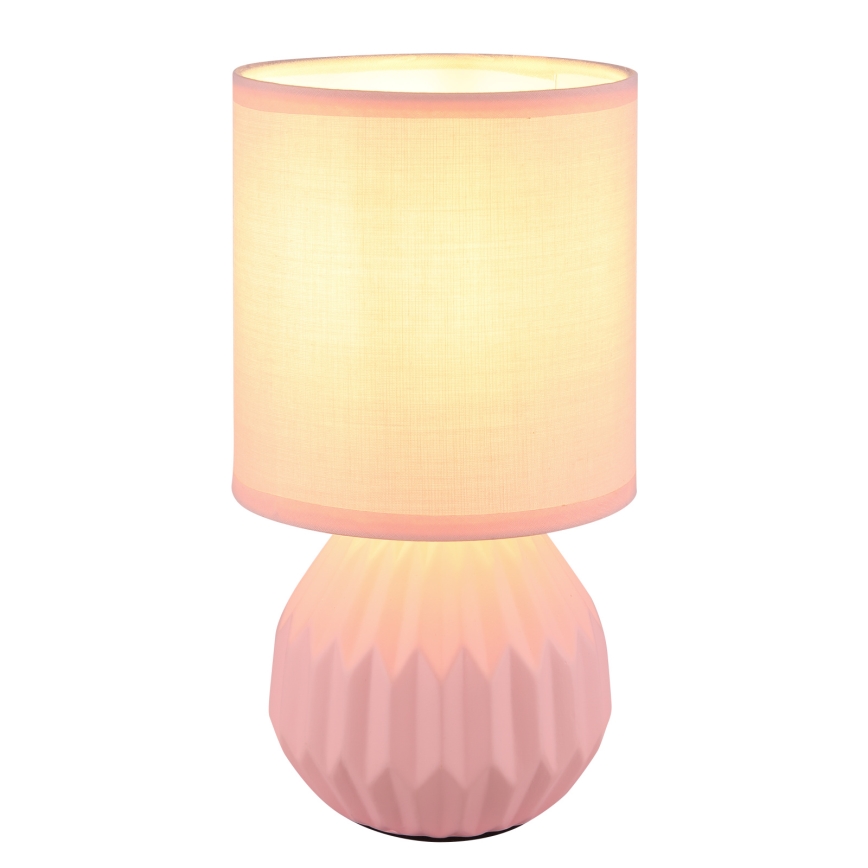 Globo - Bordlampe 1xE14/40W/230V rosa