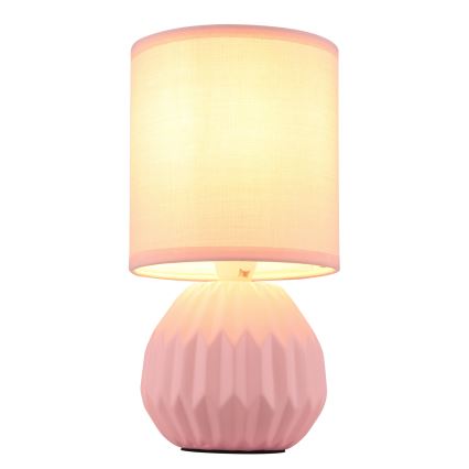 Globo - Bordlampe 1xE14/40W/230V rosa