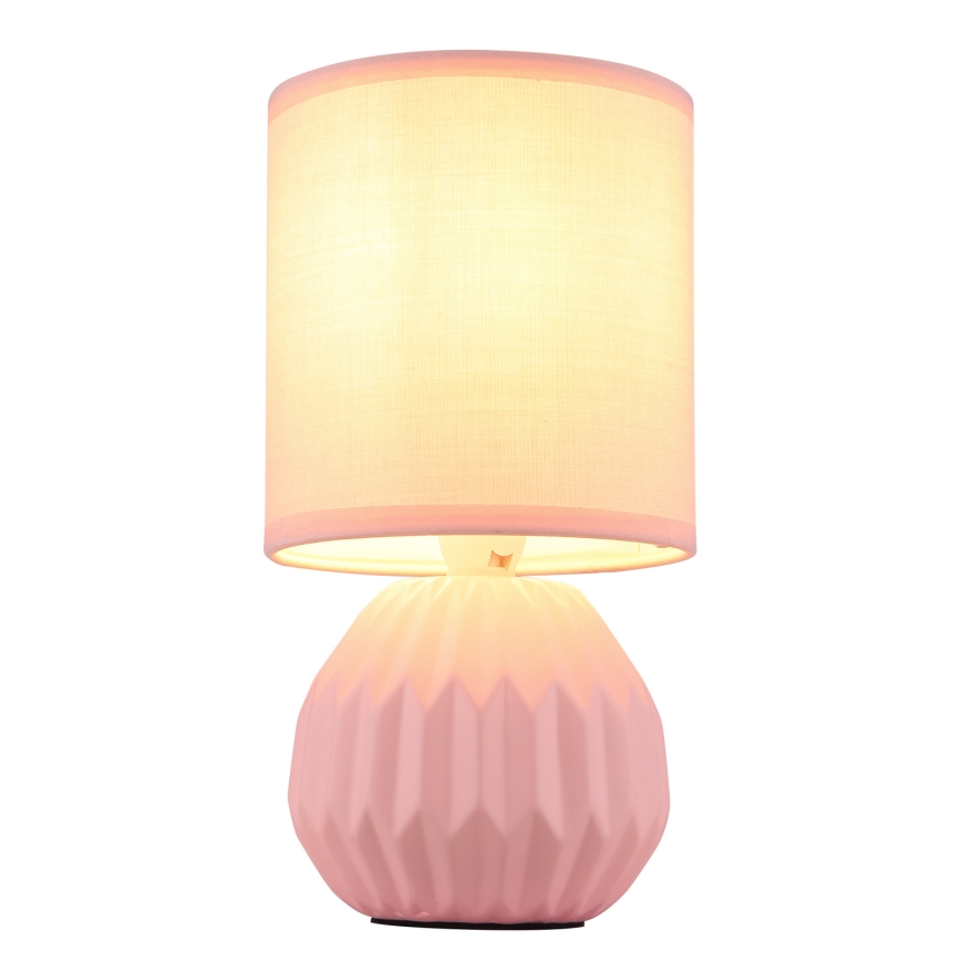 Globo - Bordlampe 1xE14/40W/230V rosa