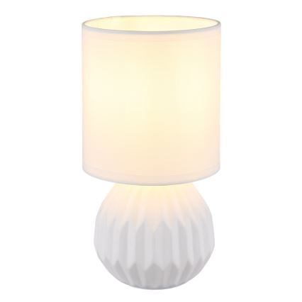 Globo - Bordlampe 1xE14/40W/230V hvid