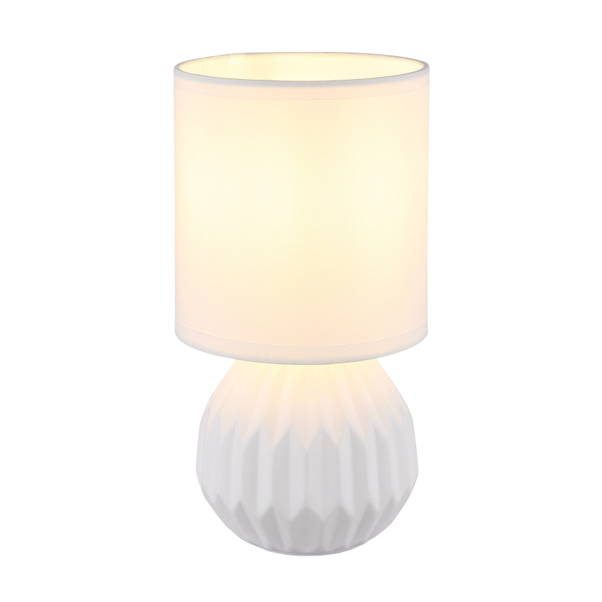 Globo - Bordlampe 1xE14/40W/230V hvid
