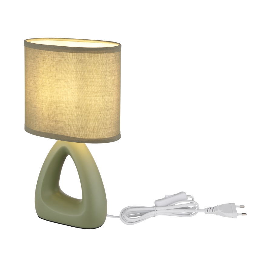 Globo - Bordlampe 1xE14/40W/230V grøn